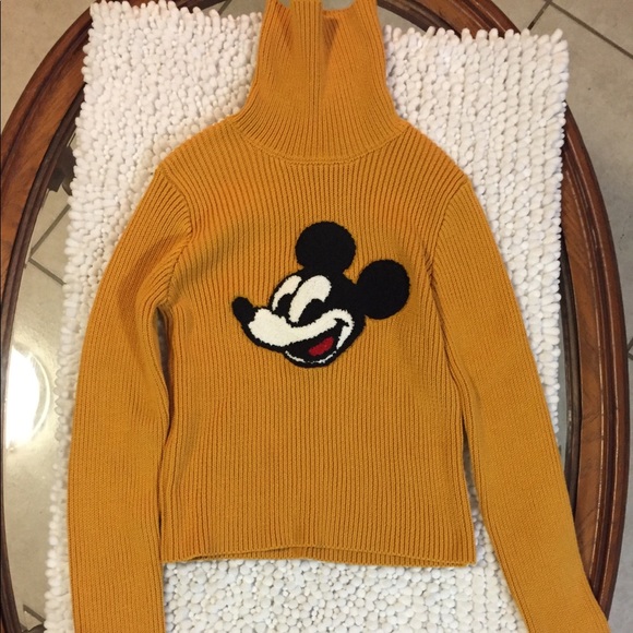 Forever 2 Mickey Mouse Ribbed Sweater 